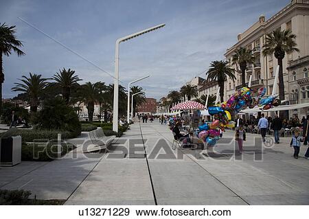 Pedestrian Walkway View Large Photo Image Stock Photo - Pedestrian Walkway. Fotosearch