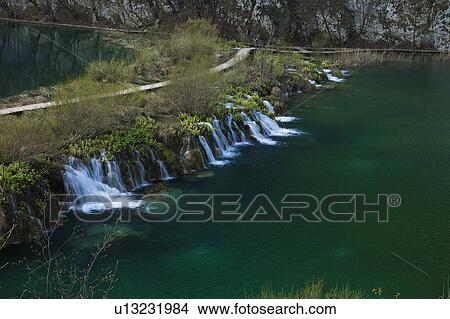 Plitvice Lakes National Park View Large Photo Image Picture - Plitvice Lakes National Park. Fotosearch