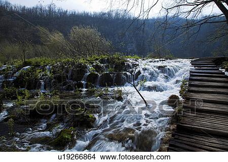 Picture - Plitvice Lakes National Park. Fotosearch