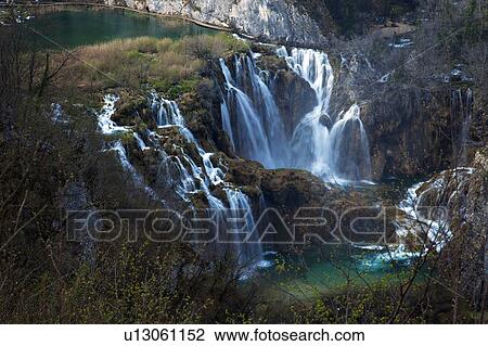 Stock Image - Plitvice Lakes National Park. Fotosearch