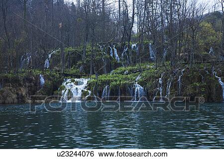 Stock Photograph - Plitvice Lakes National Park. Fotosearch