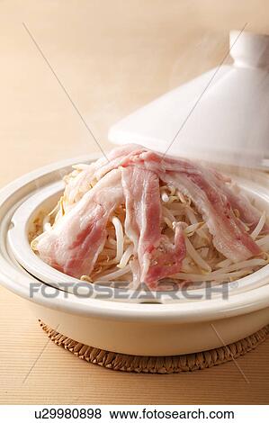 Pork and Bean Sprout Dish View Large Photo Image Stock Photo - Pork and Bean Sprout Dish. Fotosearch