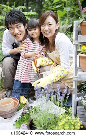 Stock Image - Portrait of family. Fotosearch