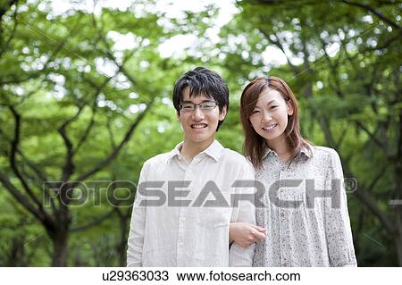 Portrait of young couple View Large Photo Image Stock Image - Portrait of young couple. Fotosearch
