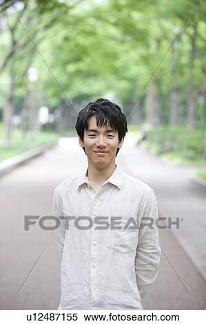 Stock Photography - Portrait of young man. Fotosearch