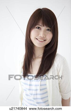 Picture - Portrait of young woman. Fotosearch