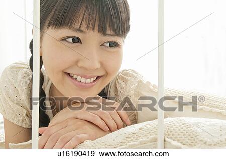 Portrait of Young Woman View Large Photo Image Stock Photo - Portrait of Young Woman. Fotosearch