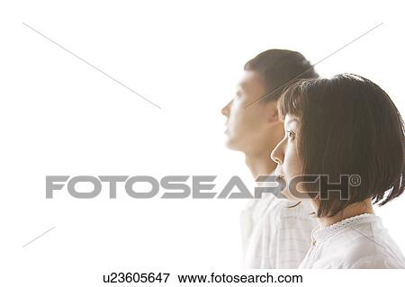 Stock Photo - Profile of Mid Adult Couple. Fotosearch
