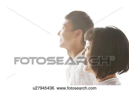Profile of Mid Adult Couple View Large Photo Image Stock Photograph - Profile of Mid Adult Couple. Fotosearch