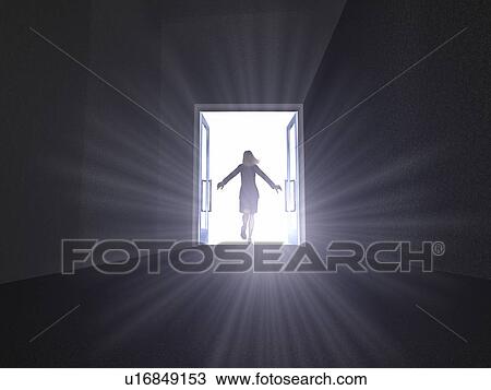 Rear view of woman leaving, digitally generated image View Large Photo Image Stock Image - Rear view of woman leaving, digitally generated image. Fotosearch