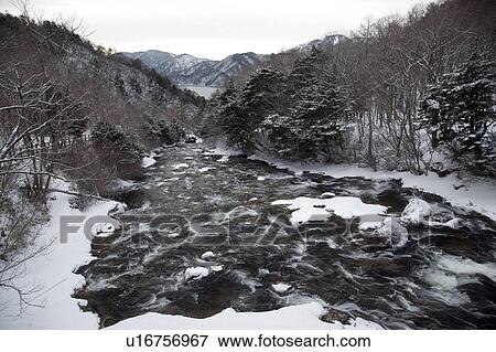 Stock Photo - River in Winter. Fotosearch