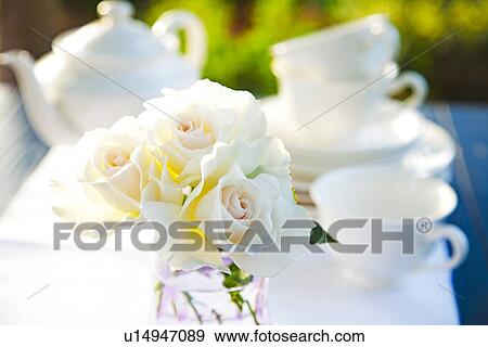 Roses and Tea View Large Photo Image Stock Photo - Roses and Tea. Fotosearch
