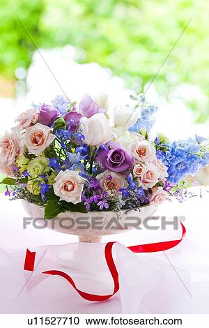 Ross and Delphinium Flowers View Large Photo Image Stock Image - Ross and Delphinium Flowers. Fotosearch