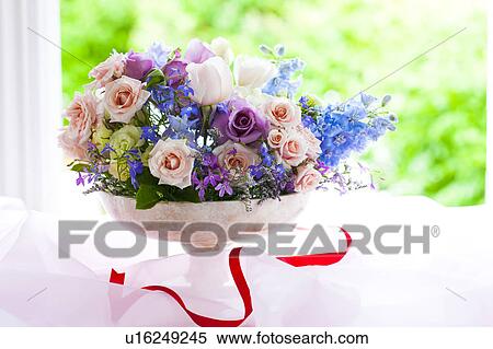 Ross and Delphinium Flowers View Large Photo Image Stock Photography - Ross and Delphinium Flowers. Fotosearch