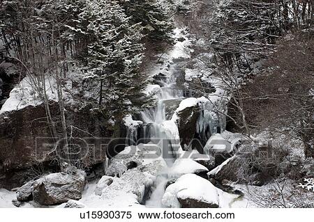 Ryuzu Falls in Winter View Large Photo Image Stock Photography - Ryuzu Falls in Winter. Fotosearch