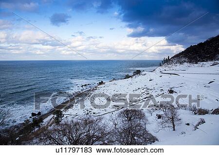 Stock Image - Senmaida in Winter. Fotosearch