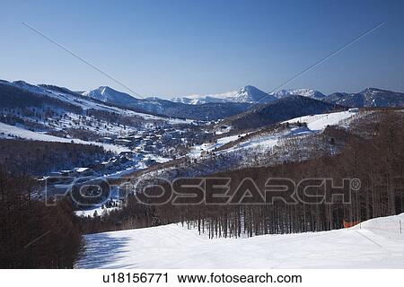 Stock Image - Shiga Plateau. Fotosearch