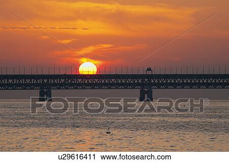Sky Gate Brdige at Sunset View Large Photo Image Stock Image - Sky Gate Brdige at Sunset. Fotosearch