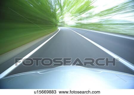 Speeding car View Large Photo Image Stock Image - Speeding car. Fotosearch