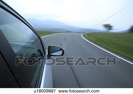 Stock Photo - Speeding car. Fotosearch