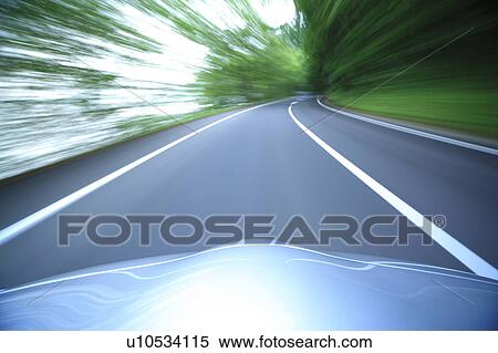 Stock Photography - Speeding car. Fotosearch
