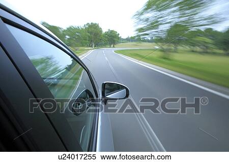 Stock Photography - Speeding car. Fotosearch
