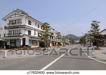 Stock Image - Street in Ako. Fotosearch