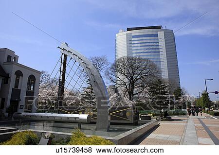 Stock Photo - Takasaki in Spring. Fotosearch