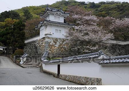 Stock Photograph - Tatsuno Castle. Fotosearch