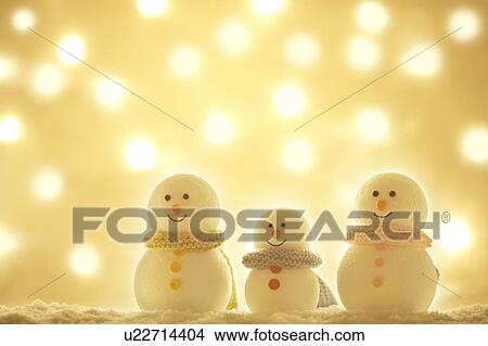 Three Snowmen View Large Photo Image Picture - Three Snowmen. Fotosearch