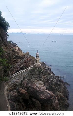 Three-story Pagoda at Coast View Large Photo Image Stock Image - Three-story Pagoda at Coast. Fotosearch