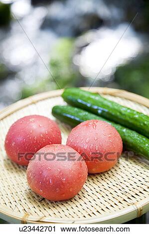 Tomatoes and Cucumbers View Large Photo Image Stock Image - Tomatoes and Cucumbers. Fotosearch