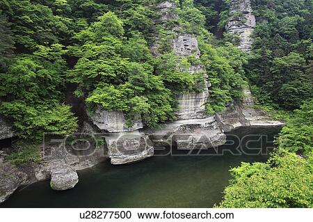 Tonohetsuri Ravine View Large Photo Image Stock Image - Tonohetsuri Ravine. Fotosearch