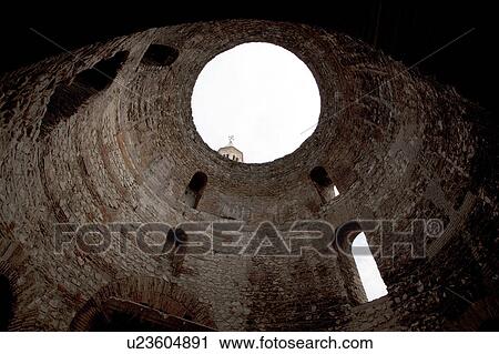 Tower of Diocletia Royal Palace View Large Photo Image Stock Image - Tower of Diocletia Royal Palace. Fotosearch