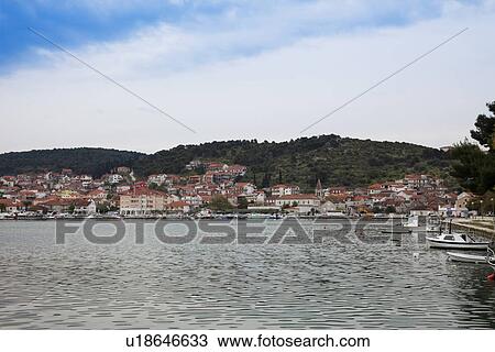 Trogir View Large Photo Image Stock Image - Trogir. Fotosearch