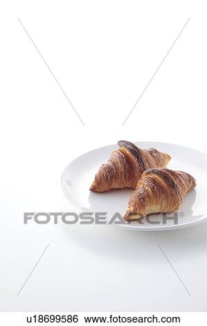 Stock Photograph - Two Croissants. Fotosearch