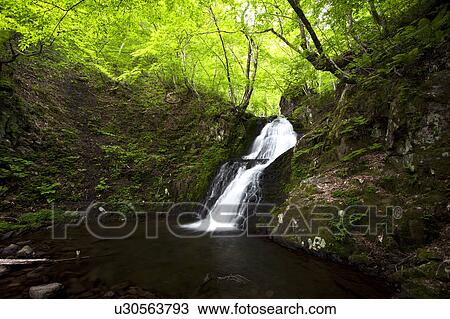 Utsue Shijuhachi Falls View Large Photo Image Stock Image - Utsue Shijuhachi Falls. Fotosearch