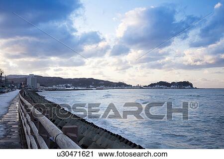 Stock Image - Wajima in Winter. Fotosearch