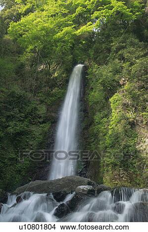 Waterfall View Large Photo Image Picture - Waterfall. Fotosearch