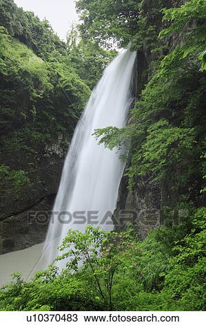 Waterfall View Large Photo Image Stock Image - Waterfall. Fotosearch