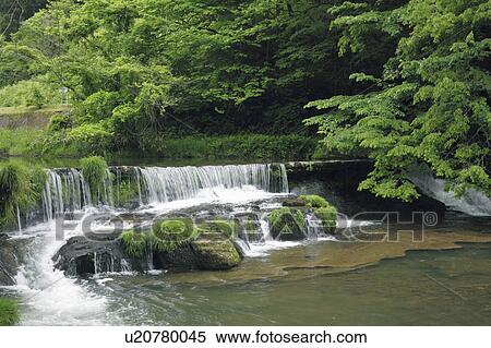Waterfall View Large Photo Image Stock Photography - Waterfall. Fotosearch