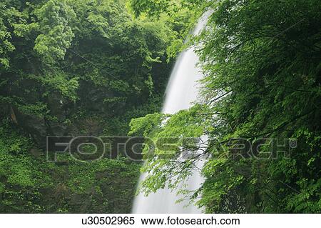 Waterfall View Large Photo Image Stock Photography - Waterfall. Fotosearch