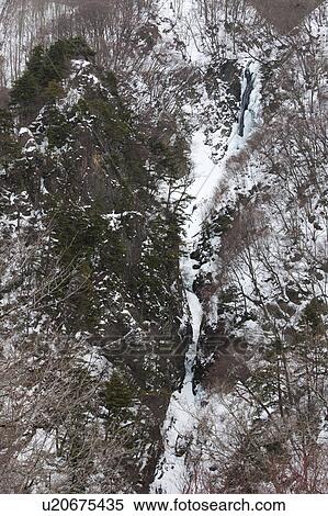 Stock Photography - Yataki Falls in Winter. Fotosearch