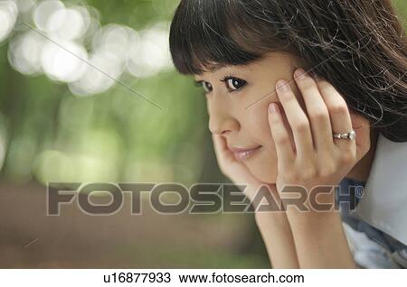 Stock Image - Young Woman. Fotosearch