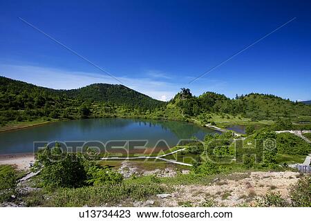 Yumiike and Mount Shirane View Large Photo Image Stock Image - Yumiike and Mount Shirane. Fotosearch