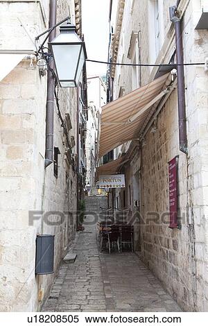 Alley View Large Photo Image Stock Photography - Alley. Fotosearch