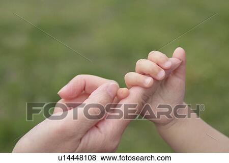 Baby holding Mother's finger View Large Photo Image Stock Photo - Baby holding Mother's finger. Fotosearch