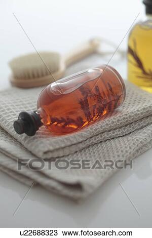 Bath Oil on Towel View Large Photo Image Stock Image - Bath Oil on Towel. Fotosearch