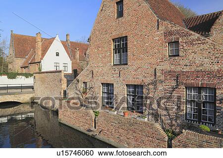 Brck House by Canal View Large Photo Image Stock Image - Brck House by Canal. Fotosearch