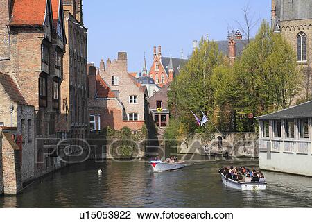Brick Buildings by Canal View Large Photo Image Stock Image - Brick Buildings by Canal. Fotosearch